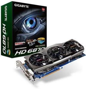 GIGABYTE Radeon HD 6870 OC, 1GB GDDR5, 2x DVI, HDMI, 2x mDP