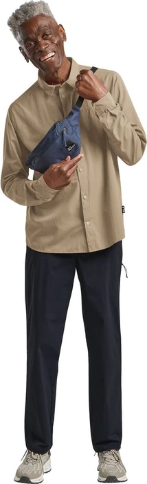 Jack Wolfskin Sierra Canyon Hemd langarm hazel wood (Herren)