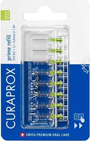 Curaden Curaprox prime CPS011 Interdentalbürste, 8 Stück