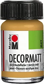 Marabu Decormatt Acrylfarbe, gold metallic, 15ml
