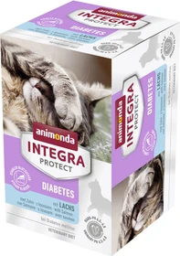animonda Integra Protect Diabetes mit Lachs, 2.40kg (24x 100g)