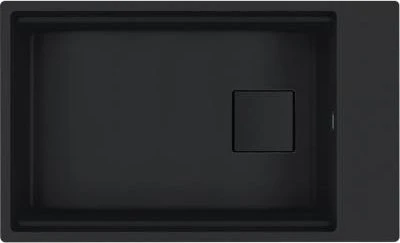 Franke Kubus 2 KNG 110-62 Unterbau Becken mittig mit Ablauffernbedienung black matt