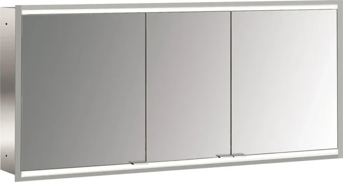 Emco Prime 2 Facelift LED-Lichtspiegelschrank 140cm mit 3 Türen, Unterputzmodell