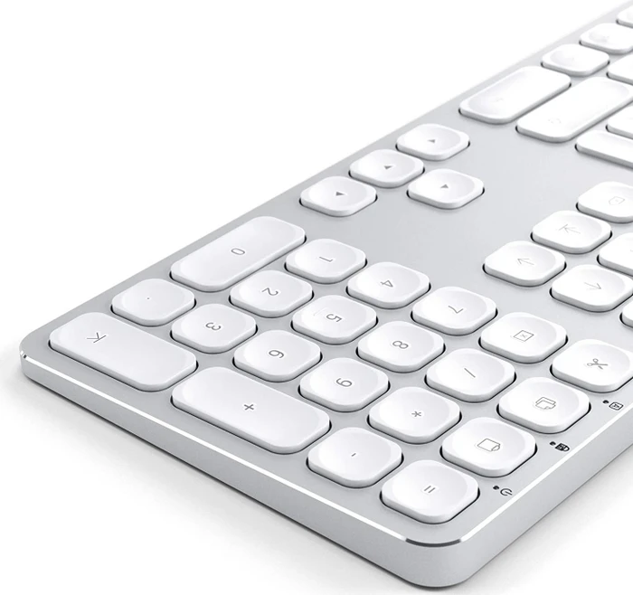 Satechi Aluminium Wired Keyboard, silber, USB, DE