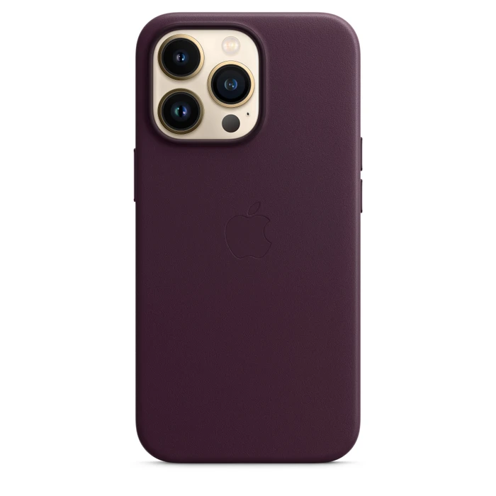 Apple Leder Case mit MagSafe für iPhone 13 Pro Dunkelkirsch