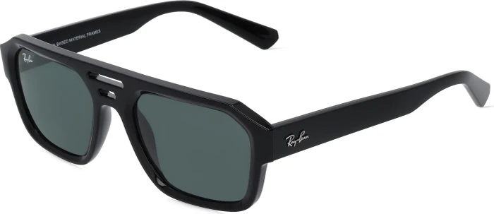 Ray-Ban RB4397 Corrigan Bio-Based 54mm polished black/dark green