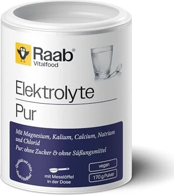 Raab Vitalfood Elektrolyte Pur Pulver, 170g