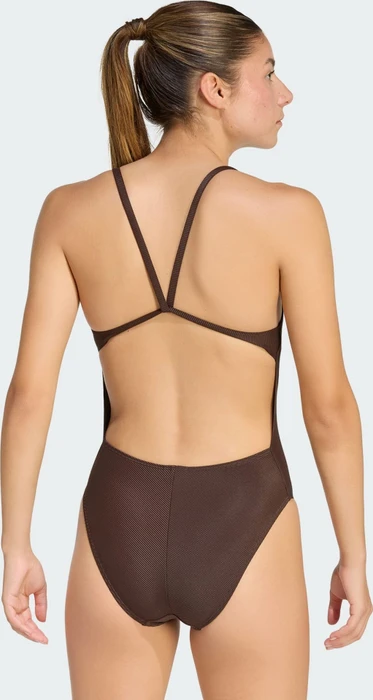 adidas Iconisea Ribbed Padded Badeanzug aurora coffee (Damen)