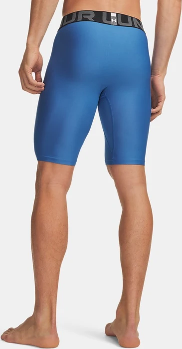 Under Armour HeatGear Pocket Tights Hose kurz aegean blue/white (Herren)