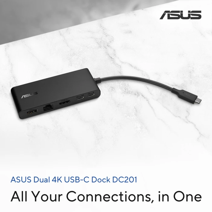 ASUS Dual 4K USB-C Dock DC201, USB-C 3.1 [Stecker]
