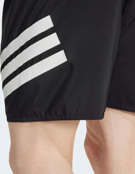 adidas 3-Streifen 8-Inch Badeshorts schwarz/weiß (Herren)