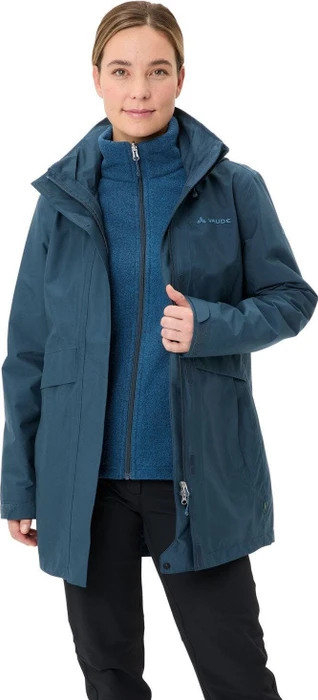 Vaude Idris 3in1 IV Funktionsmantel dark sea (Damen)