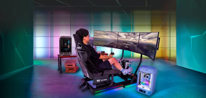 Thermaltake Flight Simulator Cockpit GF500, schwarz