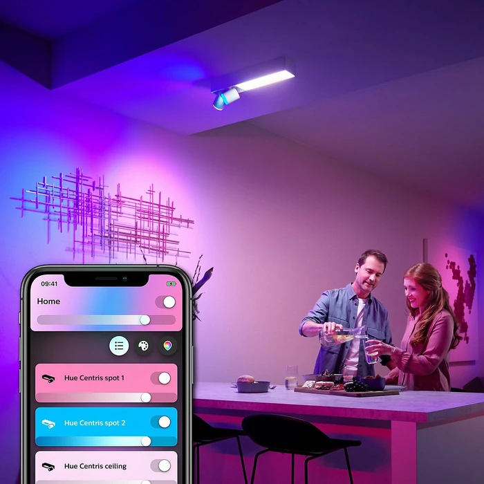 Philips Hue White and Color Ambiance Centris 2 Spot 3-flammig weiß