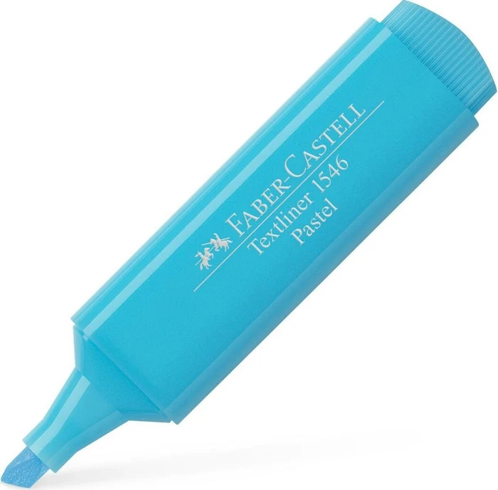 Faber-Castell Textliner 46 Pastell Textmarker lichtblau, 10er-Pack