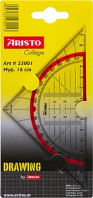Aristo GEOCollege Geodreieck 16cm, transparent