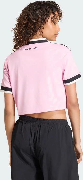 adidas Juventus Turin Crop Top 2026/2027 Auswärtstrikot kurzarm (Damen)