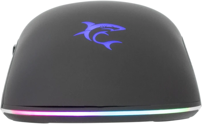 White Shark Bagdemagus Black Gaming Mouse, schwarz, USB