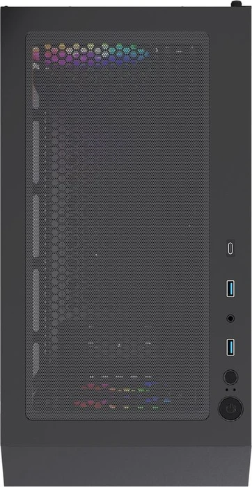 Gembird Fornax 900 ARGB Black, Glasfenster