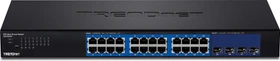 TRENDnet TEG Rackmount Gigabit Smart Switch, 24x RJ-45, 4x SFP+ (TEG-30284)