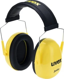 UVEX K Junior Gehörschutz schwarz/gelb