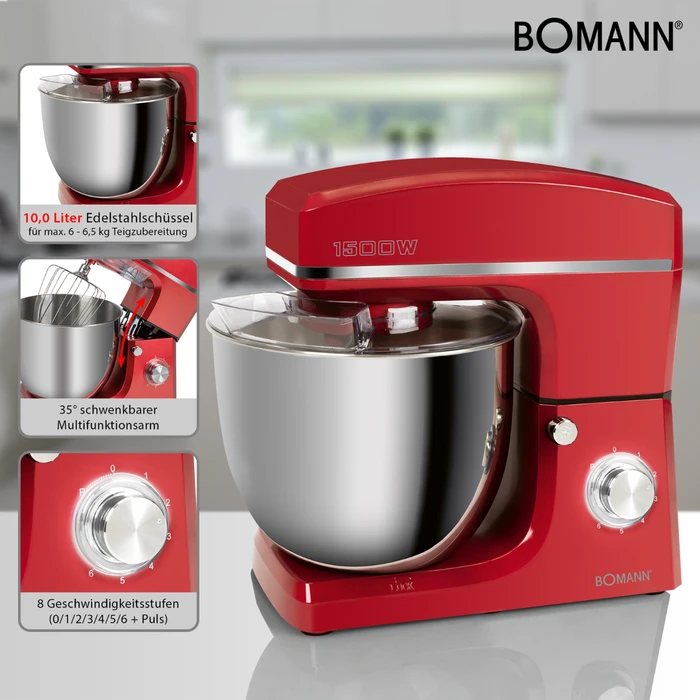 Bomann KM 6036 CB rot