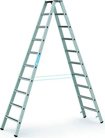 Zarges Saferstep B Alu gebördelt 2-tlg. Stehleiter, 2x 10 Stufen