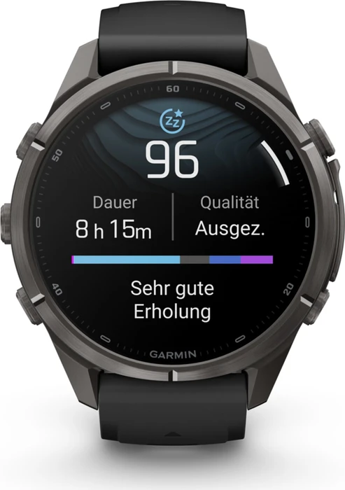 Garmin Fenix 9 Pro 43mm carbon grey dlc titanium/black-pebble grey
