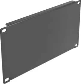 DeLOCK 10" Blindpanel, geschlossen, schwarz, 3HE