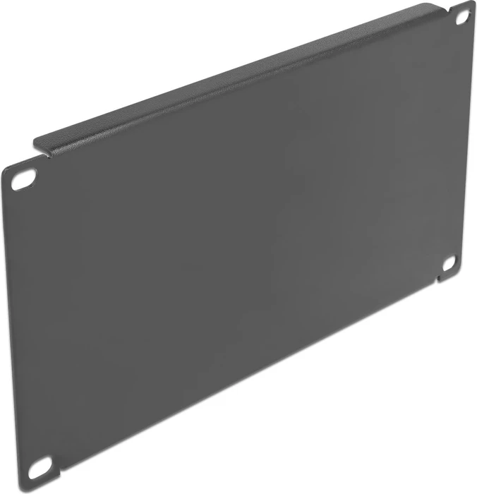DeLOCK 10" Blindpanel, geschlossen, schwarz, 3HE