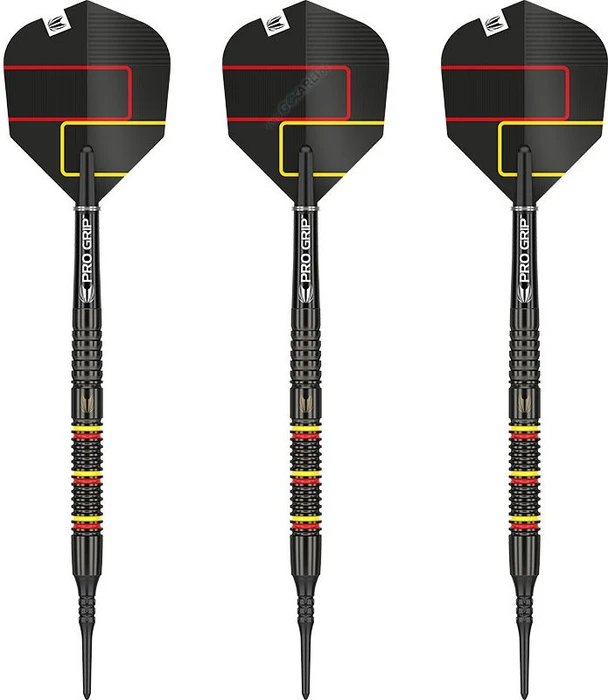 Target Gabriel Clemens 80% Black Softip Dartpfeil Set 18g