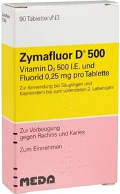 Zymafluor D 500 Tabletten, 90 Stück
