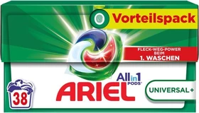 Ariel Universal+ Allin1 Pods Waschmittel, 38 Stück