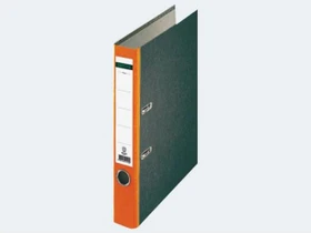 Centra Standard Ordner 2-Ring Wolkenmarmor, 50mm, A4, grau/orange