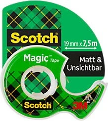 3M Scotch Magic transparent, Klebeband, 19mm/7.5m, 1 Stück