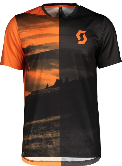 Scott Trail Flow Trikot kurzarm orange (Herren)