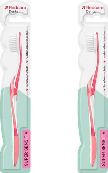 Redcare Denta Super Sensitiv Zahnbürste, 2 Stück