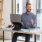 Fellowes Notebook-Stand, schwarz Vorschaubild