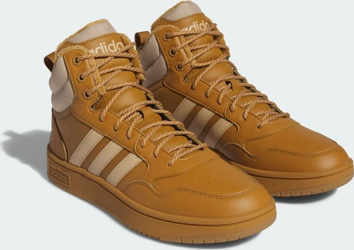 adidas Hoops 3.0 Mid Lifestyle Basketball Classic Fur Lining Winterized mesa/magic beige