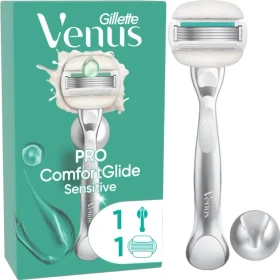 Gillette Venus ComfortGlide Sensitive Rasierer + 1 Wechselklinge