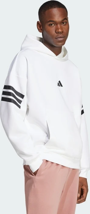 adidas Future Icons 3-Streifen Hoodie weiß (Herren)