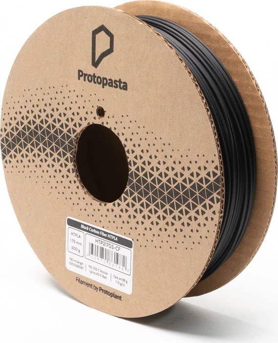 Protopasta Carbon, Black Fiber HTPLA, Spule, 1.75mm, 500g (HTP21705-CF) – Bild 3 von 4