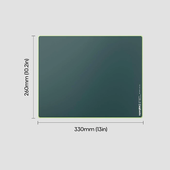 Pulsar Gaming Gears Superglide Glass Mousepad V3 Type-S Size M, 330x260mm, grün