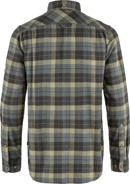 Fjällräven Singi Heavy Flannel Hemd langarm super grey/stone grey (Herren)