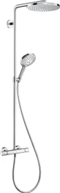 Hansgrohe Raindance Select S Showerpipe 240 1jet PowderRain Thermostat Duschsystem chrom