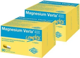 Magnesium Verla 400 complex Kapseln, 180 Stück (2x 90 Stück)