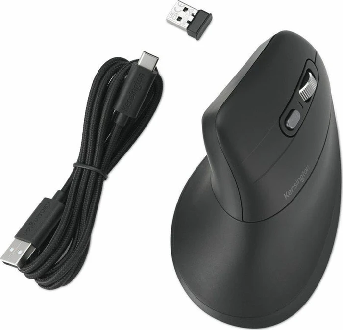 Kensington Pro Fit Ergo MY360 EQ Wireless Mouse, schwarz, USB/Bluetooth