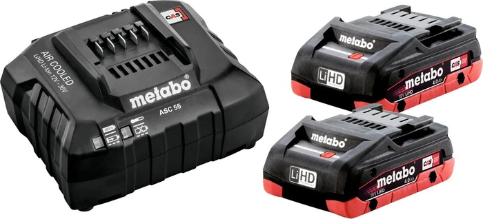 Metabo Starterset 18V, 4.0Ah, Li-Ionen/LiHD, 2 Akkus [8.0Ah] [144Wh]