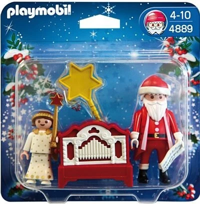 playmobil Weihnachten Engelchen mit Nikolaus und Leierkasten