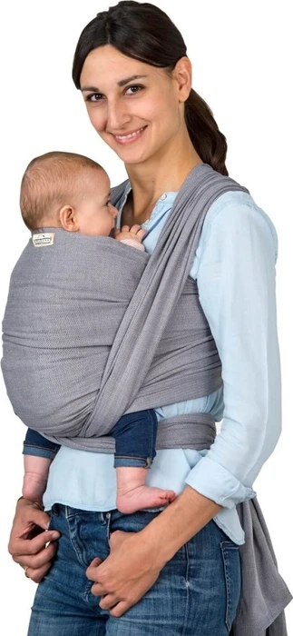 Amazonas Carry Sling Babytragetuch grey, 510cm